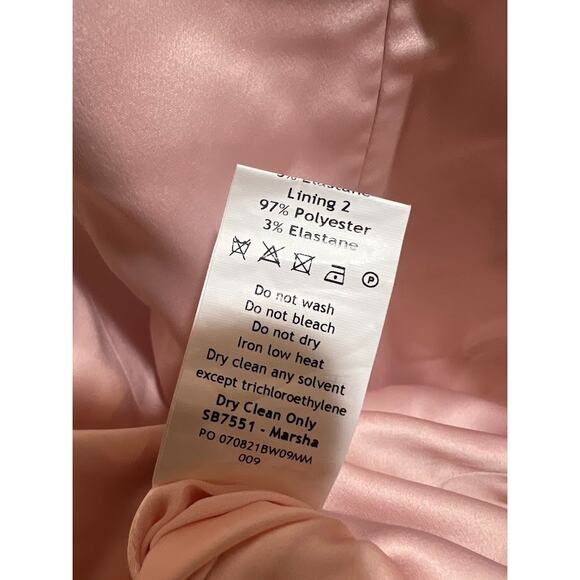 House of CB Marsha Baby Pink Satin Corset Mini Dress Size XS Extra Small - Picture 9 of 10